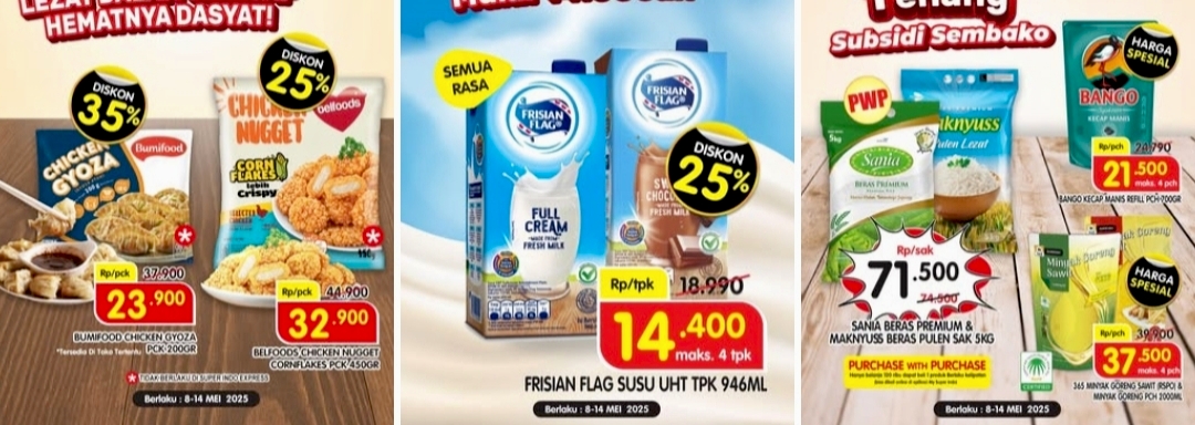 Hadir Kembali, BLT Subsidi Sembako Superindo 8 - 14 Mei 2025, Belanja Murah Beras sampai Minyak Goreng