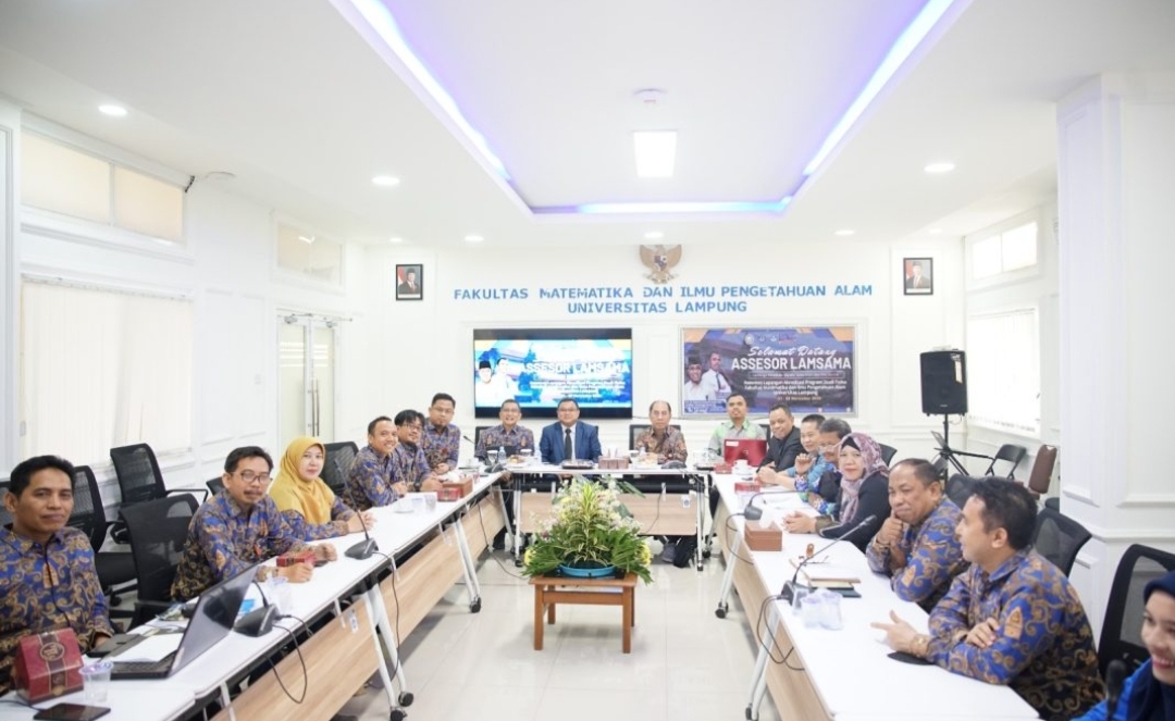 Untuk Proses Akreditasi, Prodi S-1 Fisika FMIPA Unila Mulai Laksanakan Rangkaian Asesman Lapangan