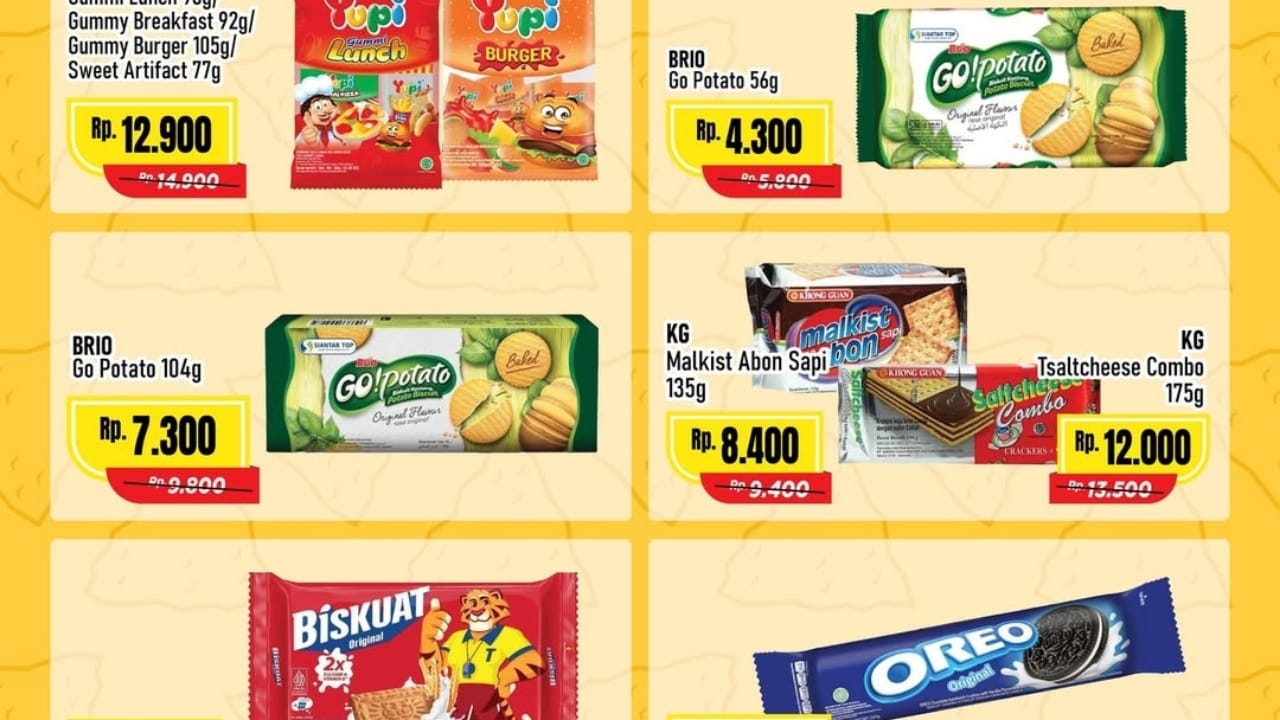Belanja Murah Camilan Hemat di Alfamart Untuk Teman Ngopi dan Minum Teh, Ada Produk Favoritmu?
