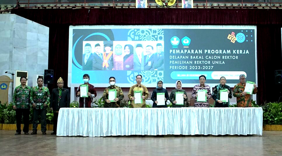 Paparan Visi Misi di GSG, Bacarek Ditanya Cara Memulihkan Nama Universitas Lampung Hingga Senyuman Pemimpin