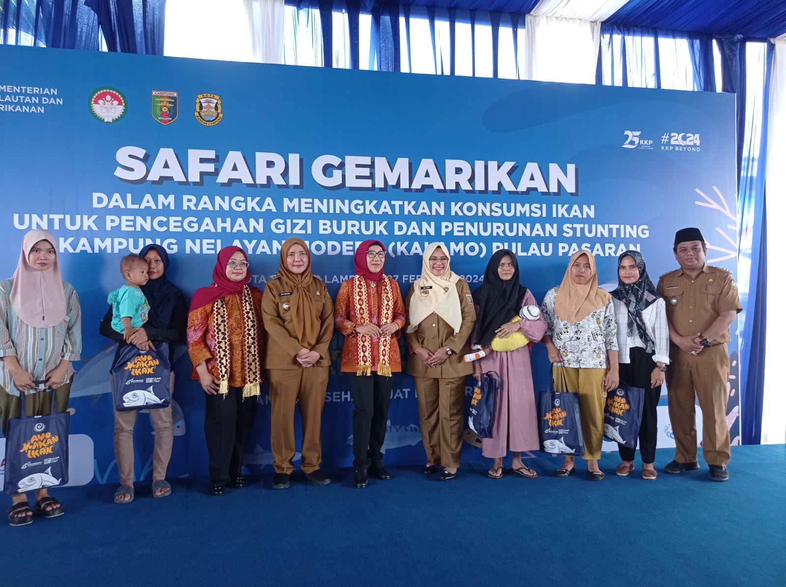 DWP KKP dan Pemkot Bandar Lampung Dorong Masyarakat Gemar Makan Ikan
