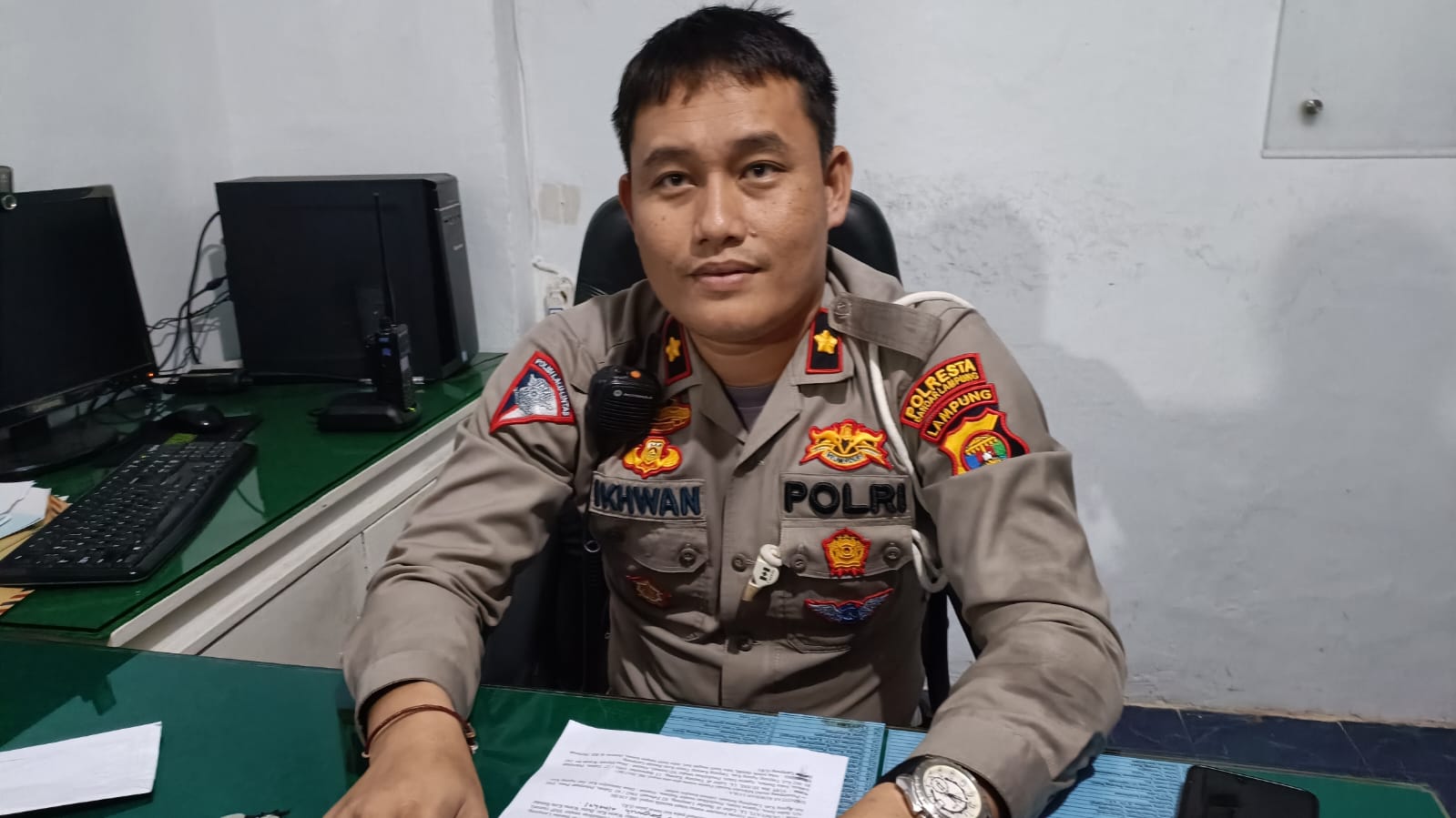 Dua Supir Angkot Yang Balapan Ditengah Kota Bandar Lampung Ditahan