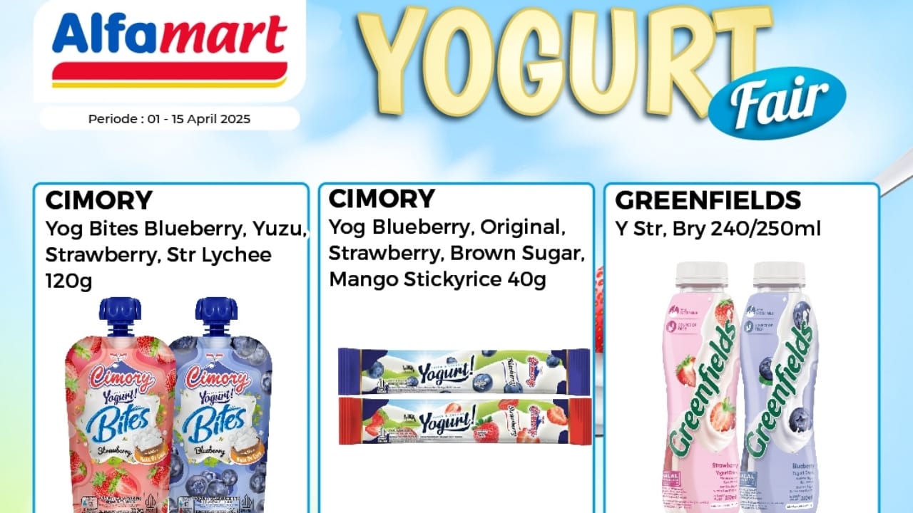 Sarapan Sehat Dengan Yogurt Dalam Promo Alfamart Hari Ini, Cek Katalognya