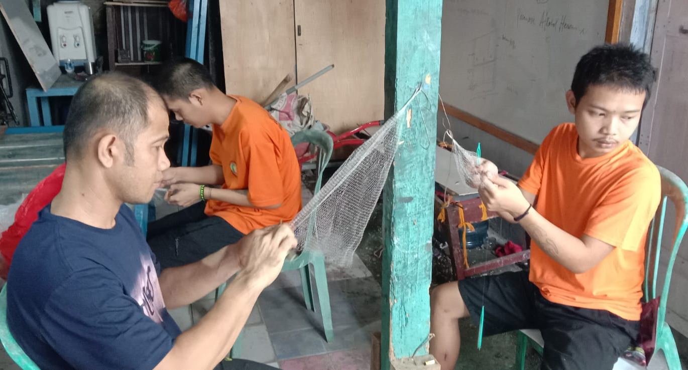 Ini Jaring Ikan Istimewa, Hanya Ada di Rutan Krui, Minat?