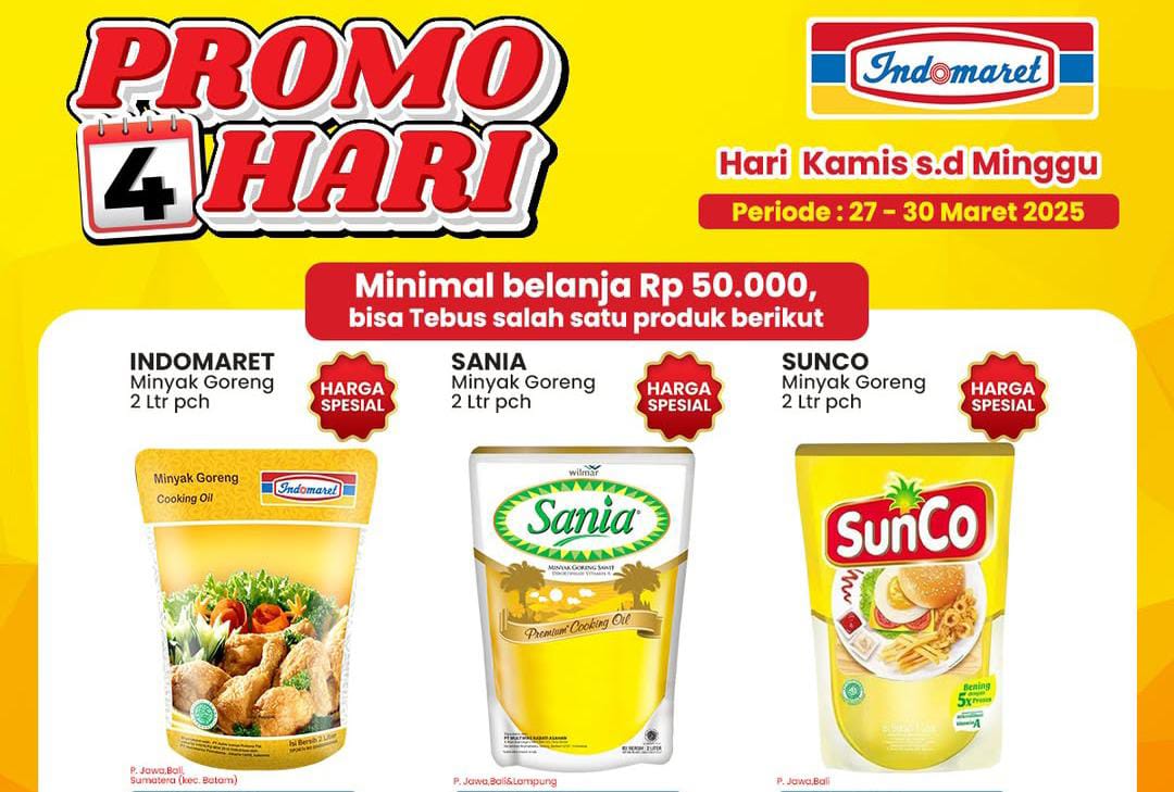 Promo Indomaret Persiapan Lebaran, Nikmati Diskon 4 Hari Paling Murah