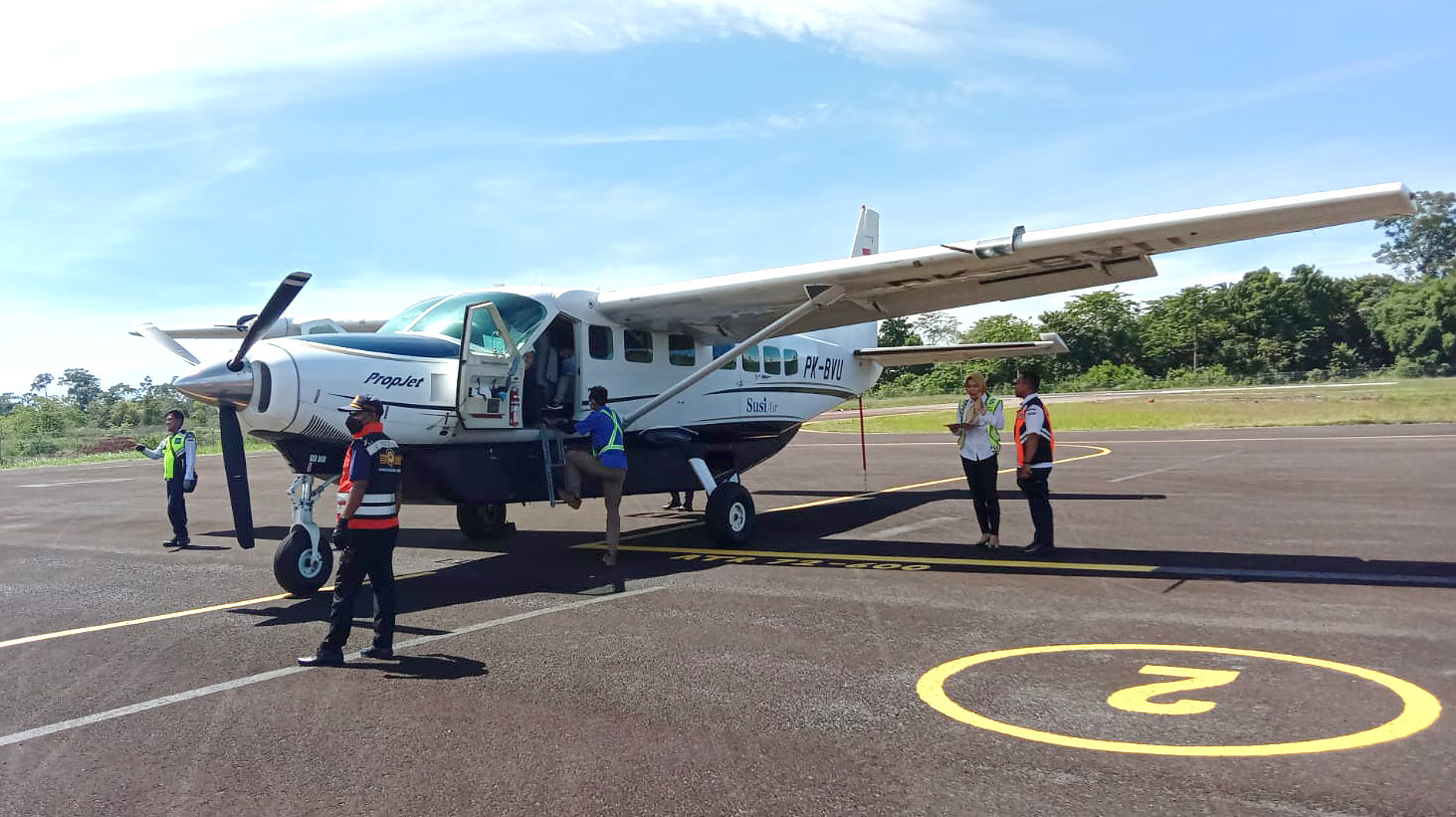 Officially! Susi Air Flights at M. Taufiq Kiemas Airport on The West Coast Have Been Stopped