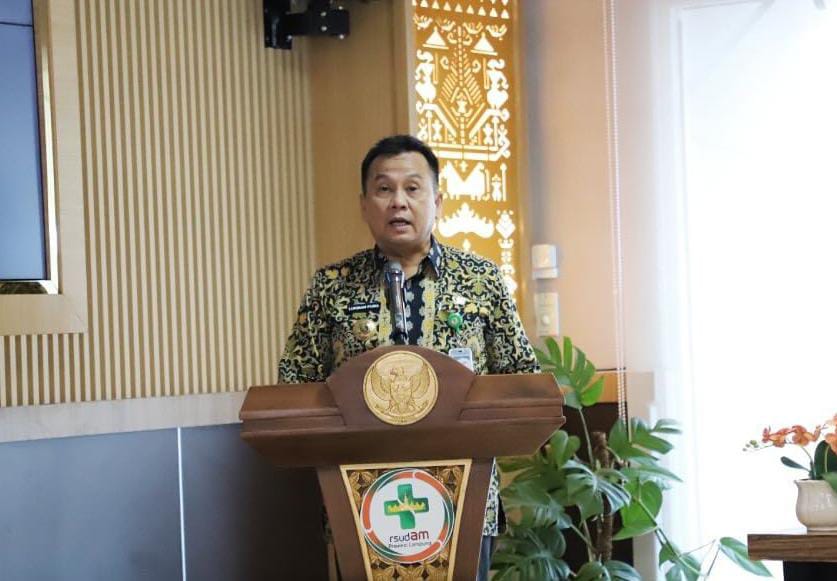 RSUDAM Lampung Terima Perpanjangan Izin Berusaha, Ini Manfaatnya