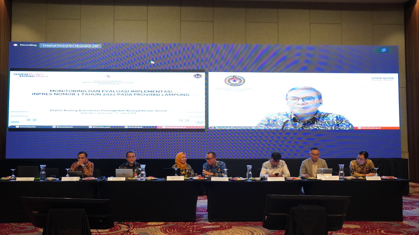 Tim Koordinasi Inpres Turun Lakukan Monev BPJS JKN Di Provinsi Lampung