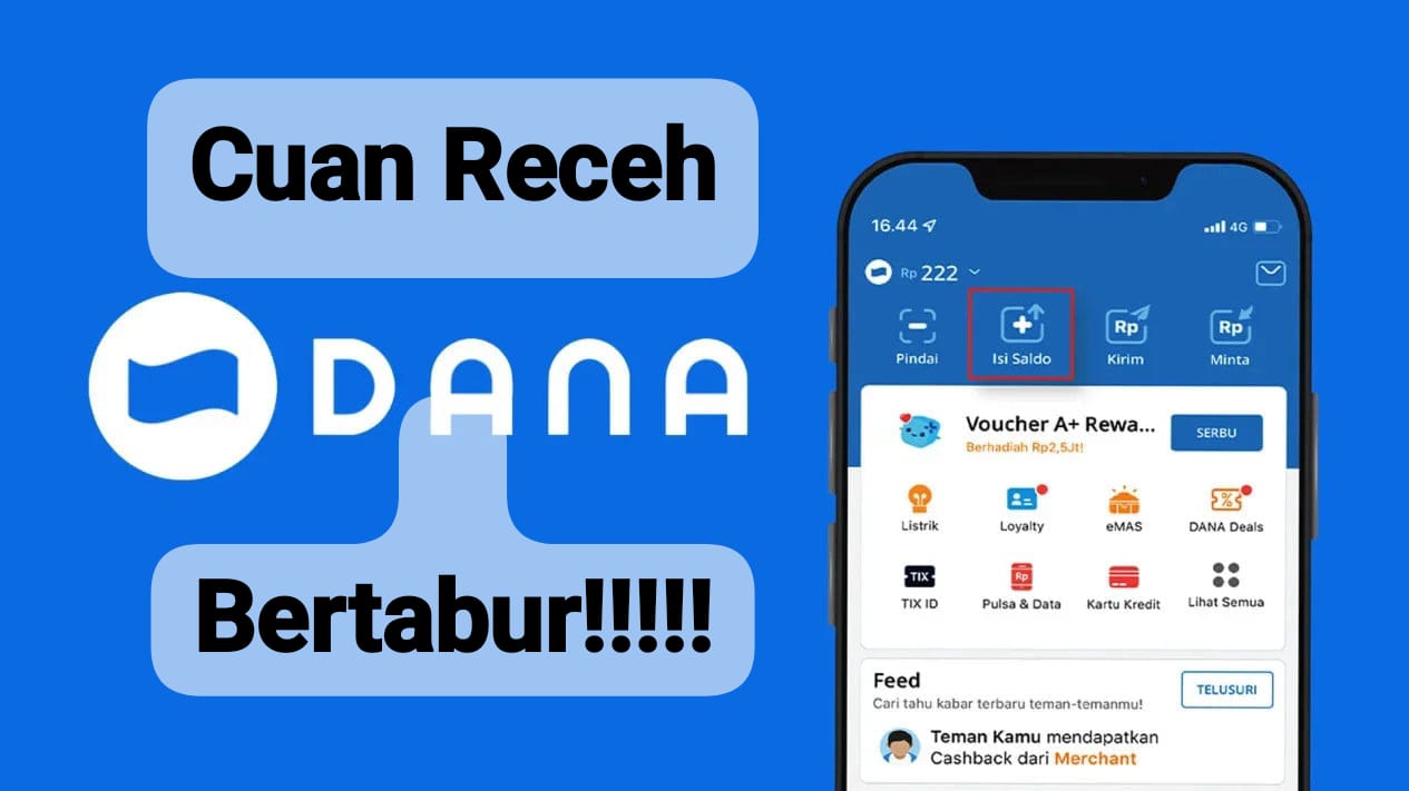 Kejutan Saldo Gratis DANA Kaget Dimulai! Cairkan Segera Cuan Receh Rp 128 Ribu, Klaim Tautannya Sekarang