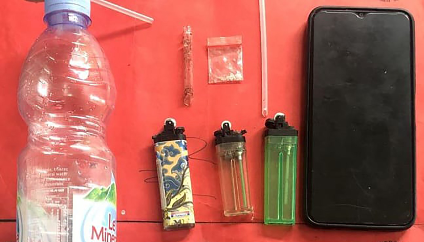 Satresnarkoba Polres Tanggamus Lampung Tangkap Lima Tersangka Penyalahgunaan Narkoba, Ini Barang Buktinya