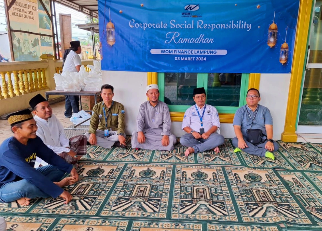 Baksos di Bulan Suci Ramadhan 1445 H, WOM Finance Cabang Lampung Sasar Masyarakat Dhuafa