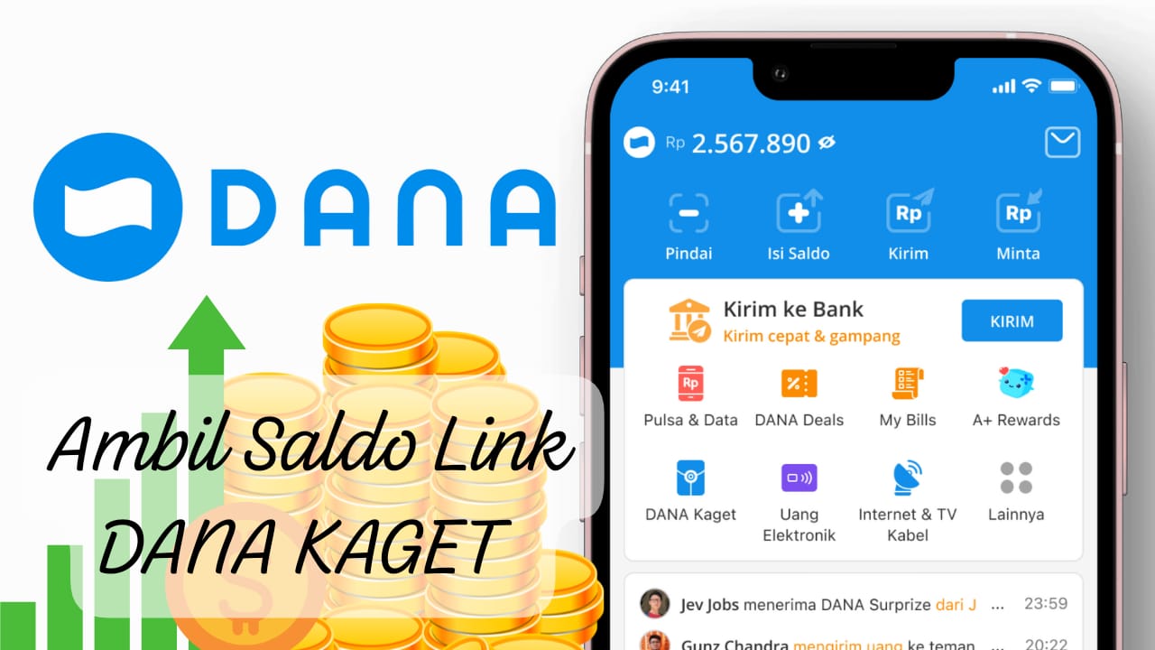 Ambil Segera Saldo Link DANA Kaget Edisi Jumat Berkah, Sekali Taps Cair Hingga Rp 100.000 Hari Ini