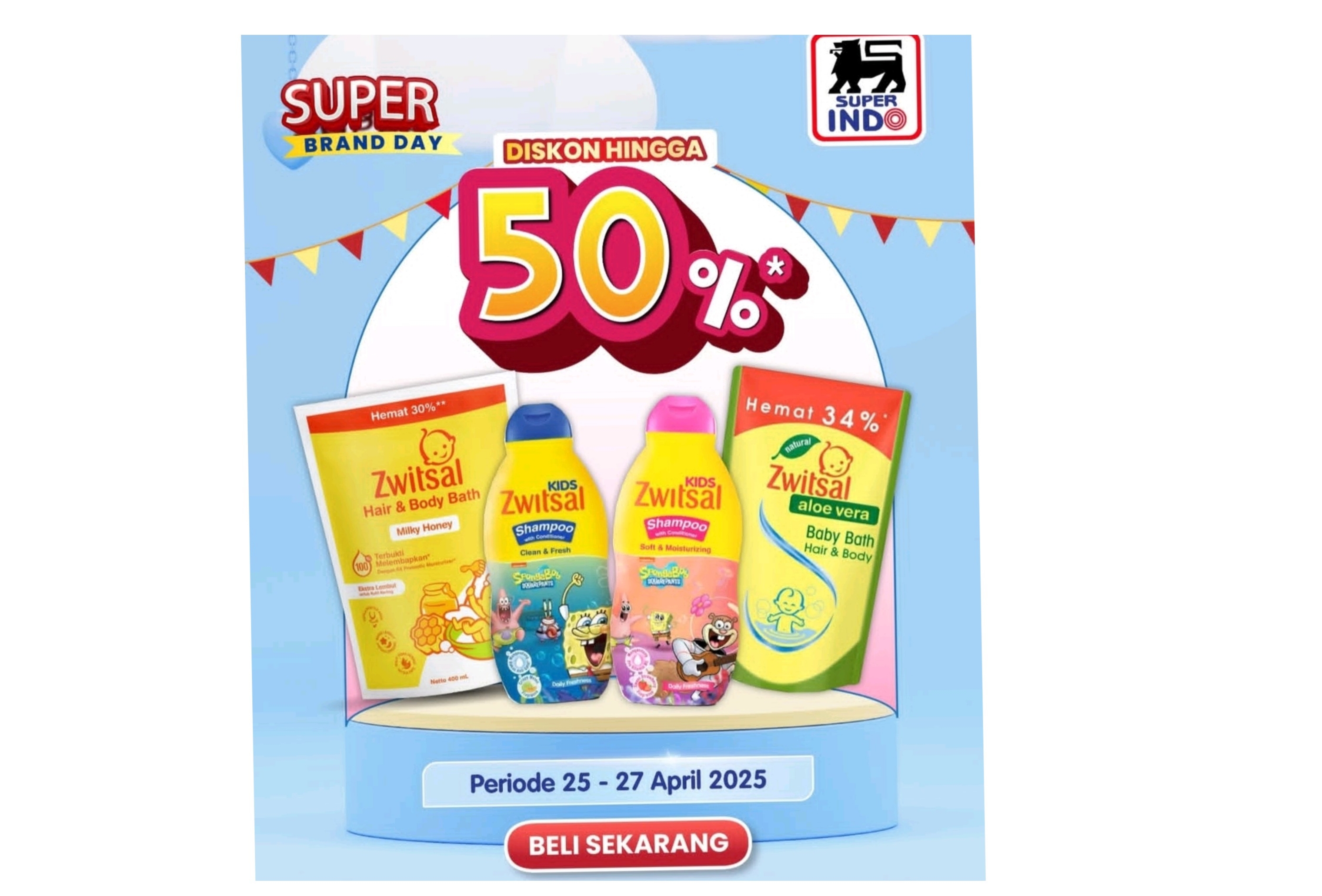 Kejar Promo Superindo Hari Ini, Ada Super Brand Day Diskon Sampai 50 persen