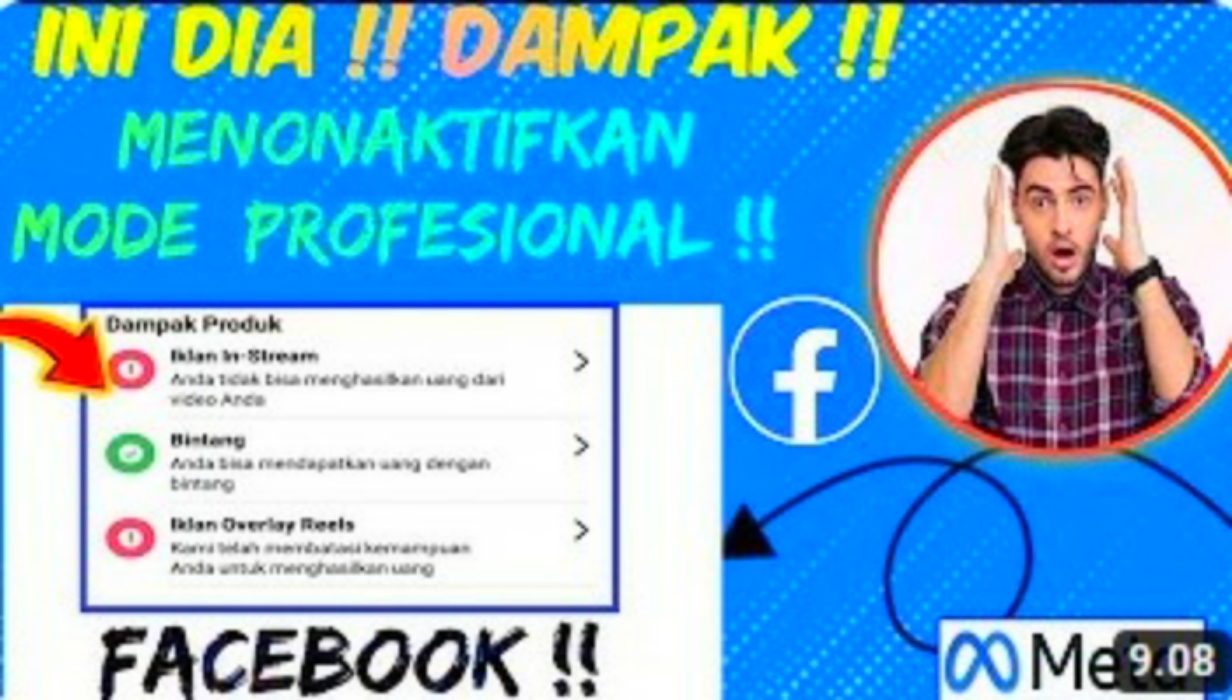 Dampak Menonaktifkan Mode Profesional di Facebook Pro