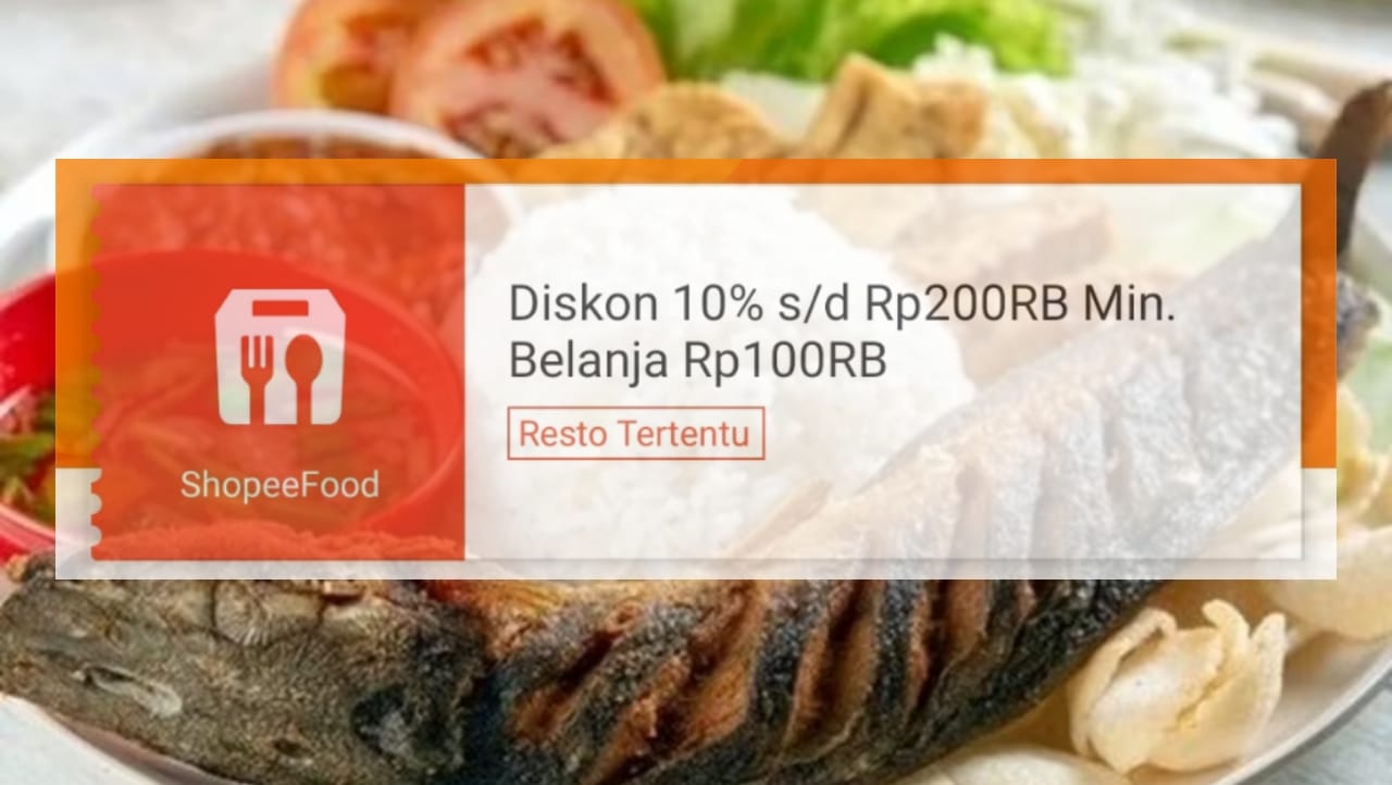 Segera Klaim Voucher Diskon ShopeeFood, Khusus Hari Ini Bisa Makan Hemat Sampai Rp200 Ribu