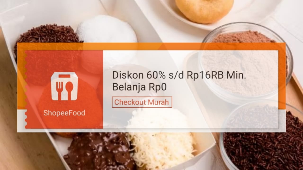 Diskon Rp16 Ribu di ShopeeFood, Dapatkan Jajanan Favorit Lebih Hemat Dengan Klaim Vouchernya!