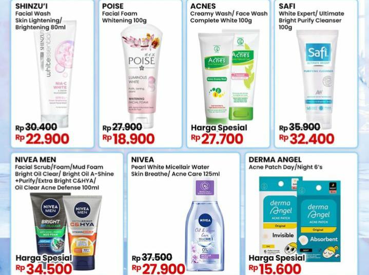 Promo Indomaret Lampung Spesial Perawatan Wajah Glowing, Dapatkan Diskon Facial Wash Mulai Rp 27 Ribu