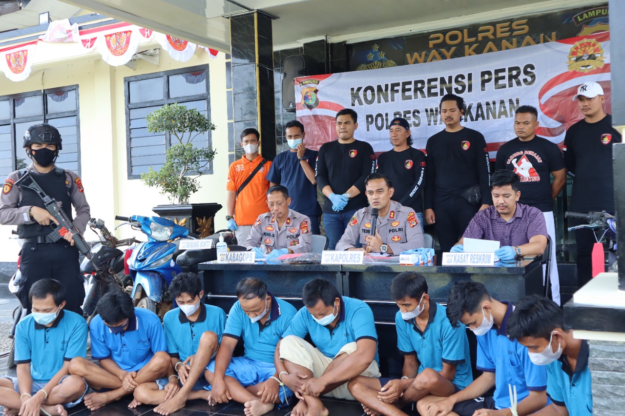 Polres Way Kanan Ungkap 6 Kasus C3