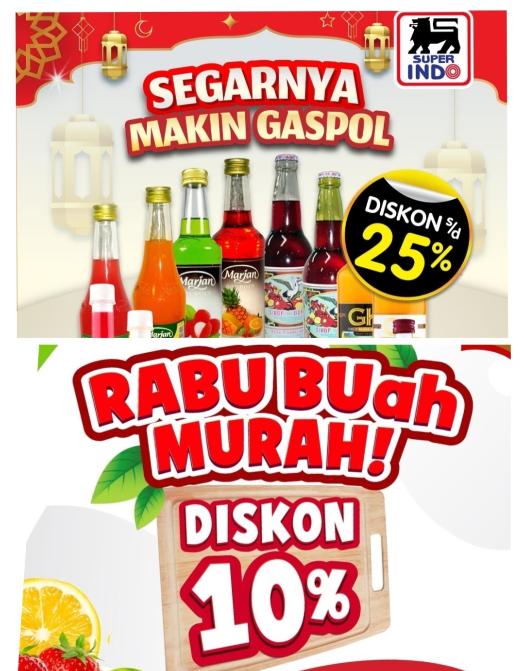 Update Promo Superindo Rabu 26 Februari 2025, Banjir Harga Spesial Sirup Hingga Diskon Susu