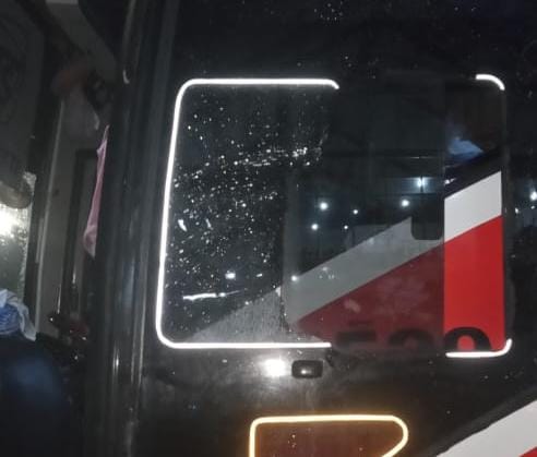 Bus Damri Dilempari Saat Melintas di Tol, Begini Kronologinya