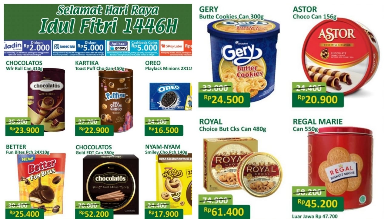 Hari Terakhir Promo Kue Lebaran Hemat Dalam Promo Alfamart, Produk Berkualitas Dengan Harga Terjangkau!