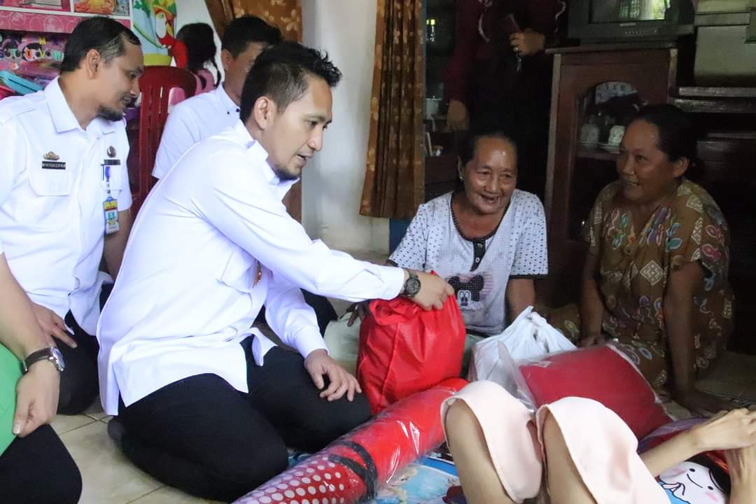 76 Rumah Warga Lampura Terdampak Angin Kencang, Bantuan dari Pemerintah Berdatangan