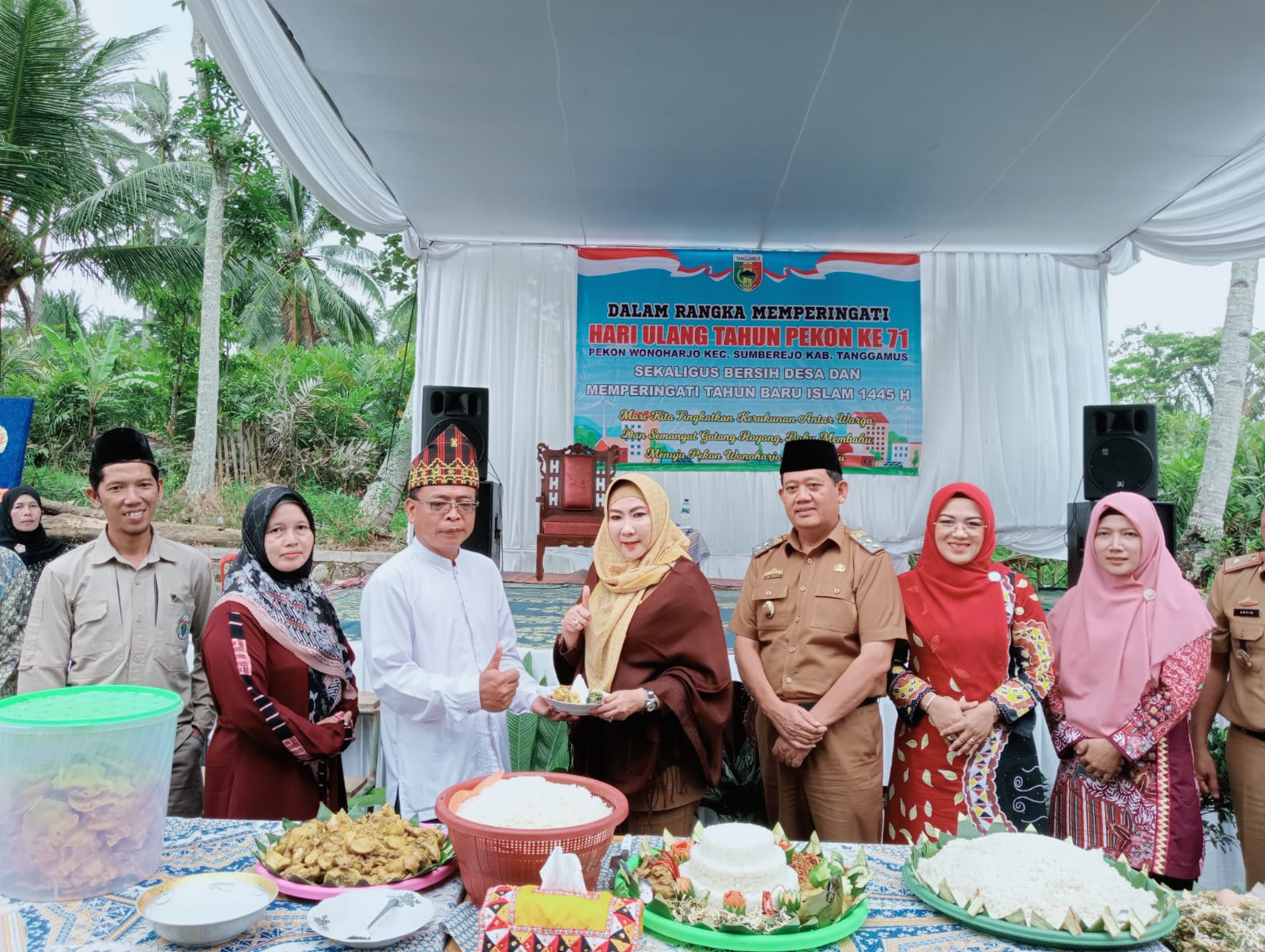 HUT Pekon Wonoharjo, Ke 71, Ini Pesan Bupati Tanggamus