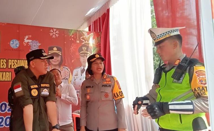 Polres Pesawaran: Berwisata Dilarang Gunakan Kendaraan Bak Terbuka, Pick Up, atau Truk