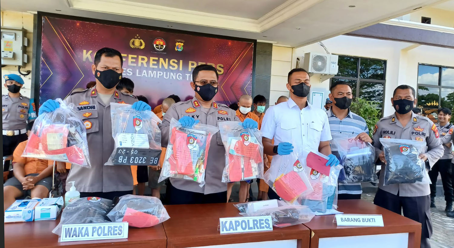 Sebulan, Polres Lampung Timur Amankan 27 Bandit