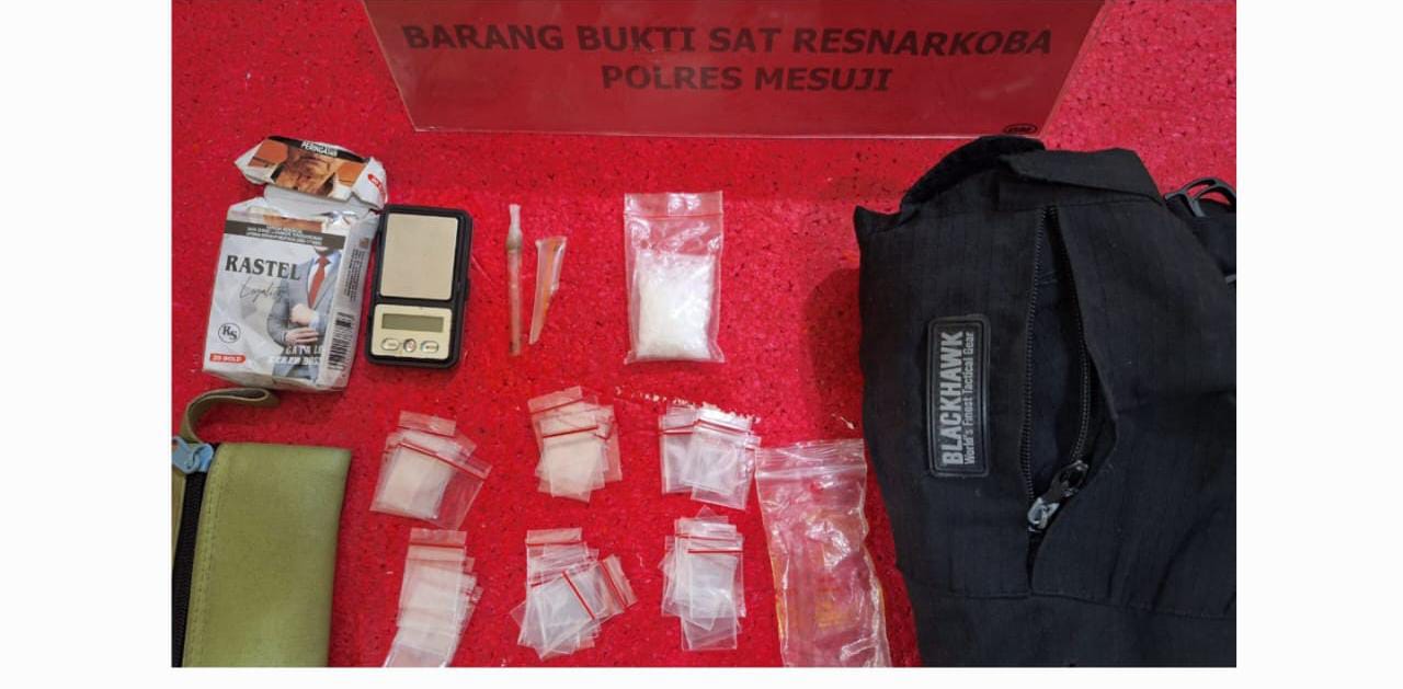 Bawa Sabu, Warga Bandar Lampung Dibekuk Polres Mesuji