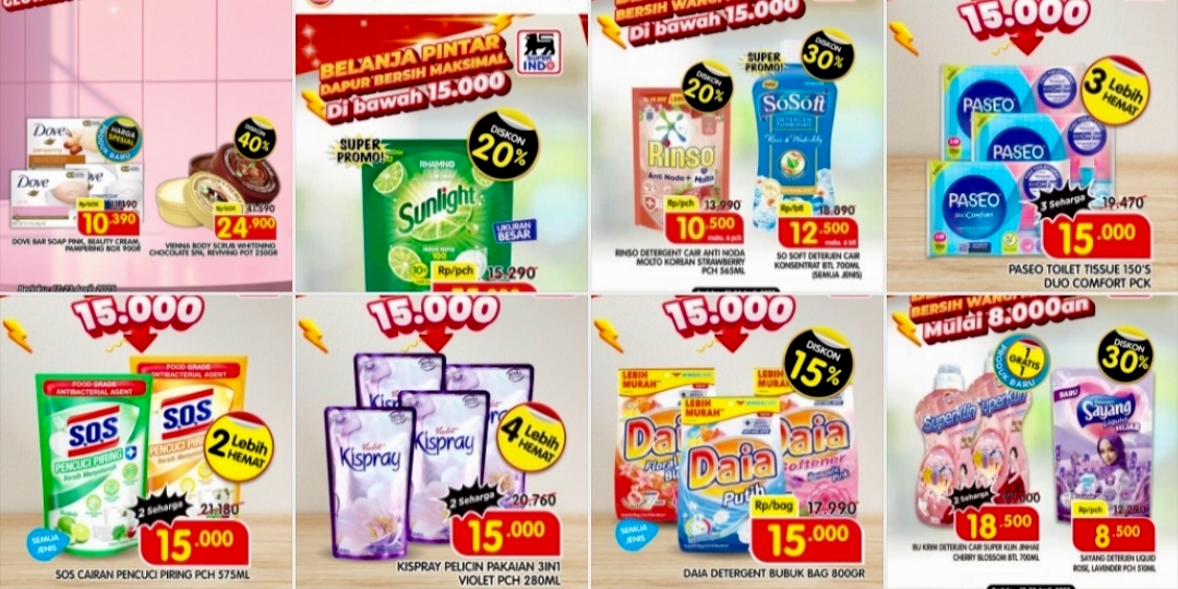 Produk Home Care Masuk Daftar Super Deals Superindo 15 ribu, Ibu Cerdas Bersih Maksimal