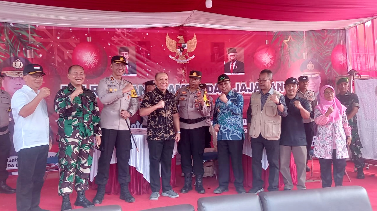 Datangi Pospam Nataru, Pj. Bupati Tanggamus Lampung Lakukan Ini