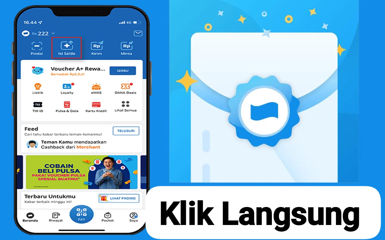 Segera Klik! Link DANA Kaget Berisi Saldo Gratis Rp 126 Ribu, Ambil Sebelum Tautan Hangus