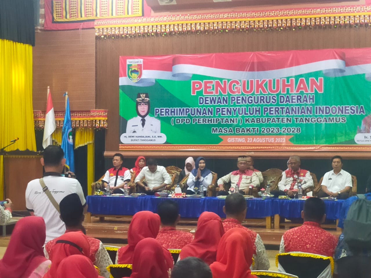 Lantik Pengurus Perhiptani Tanggamus Lampung, Bupati Dewi Handajani: Jalankan Tugas dengan Baik