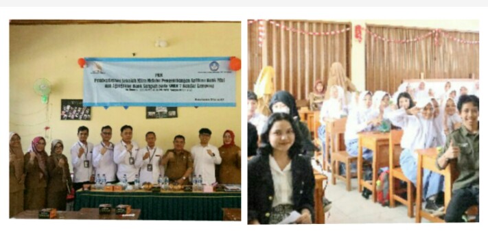 Dosen IF ITERA Serahkan Aplikasi Pengelolaan Bank Mini dan Bank Sampah di SMKN 7 Bandar Lampung