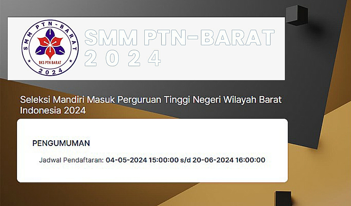SMM PTN-Barat 2024 Resmi Dibuka, Cek Informasi Selengkapnya