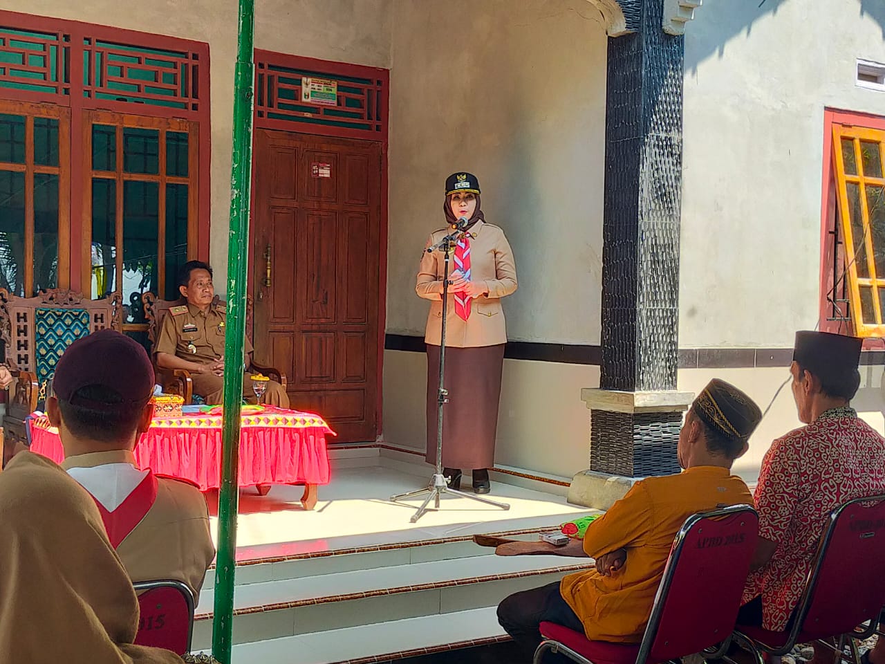 Wujudkan Lingkungan yang Bersih, Bupati Tanggamus Hadiri Peletakan Batu Pertama Program Kalaju