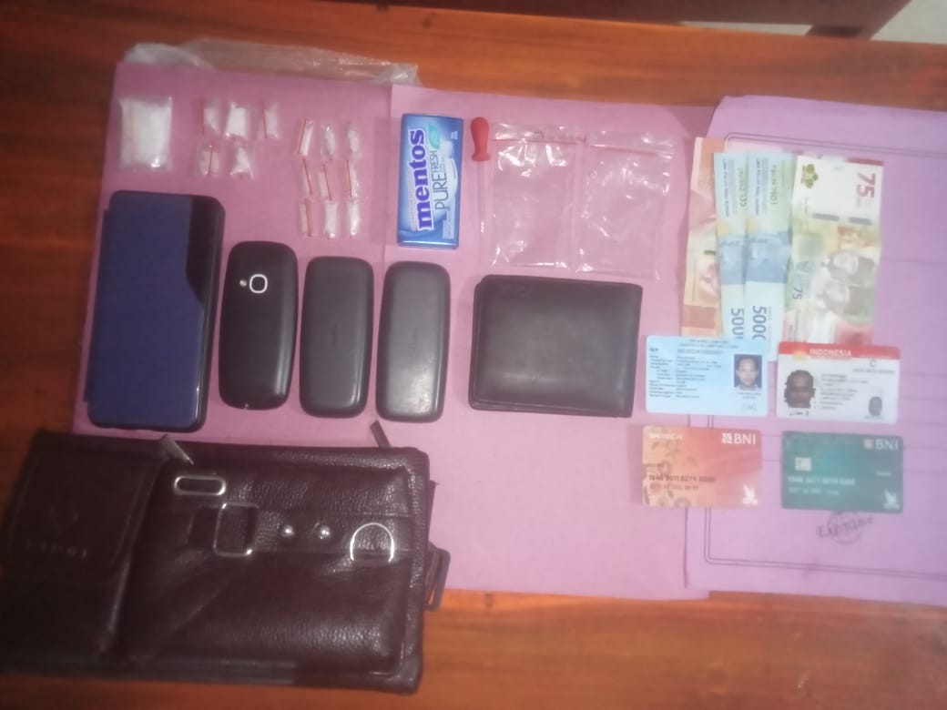 Dua Residivis Transaksi Narkoba, Ini yang Diamankan Polres Lampung Utara