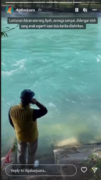 Azan Terakhir Ridwan Kamil di Tepi Sungai Aare, Ikhlas Apapun Takdir Eril