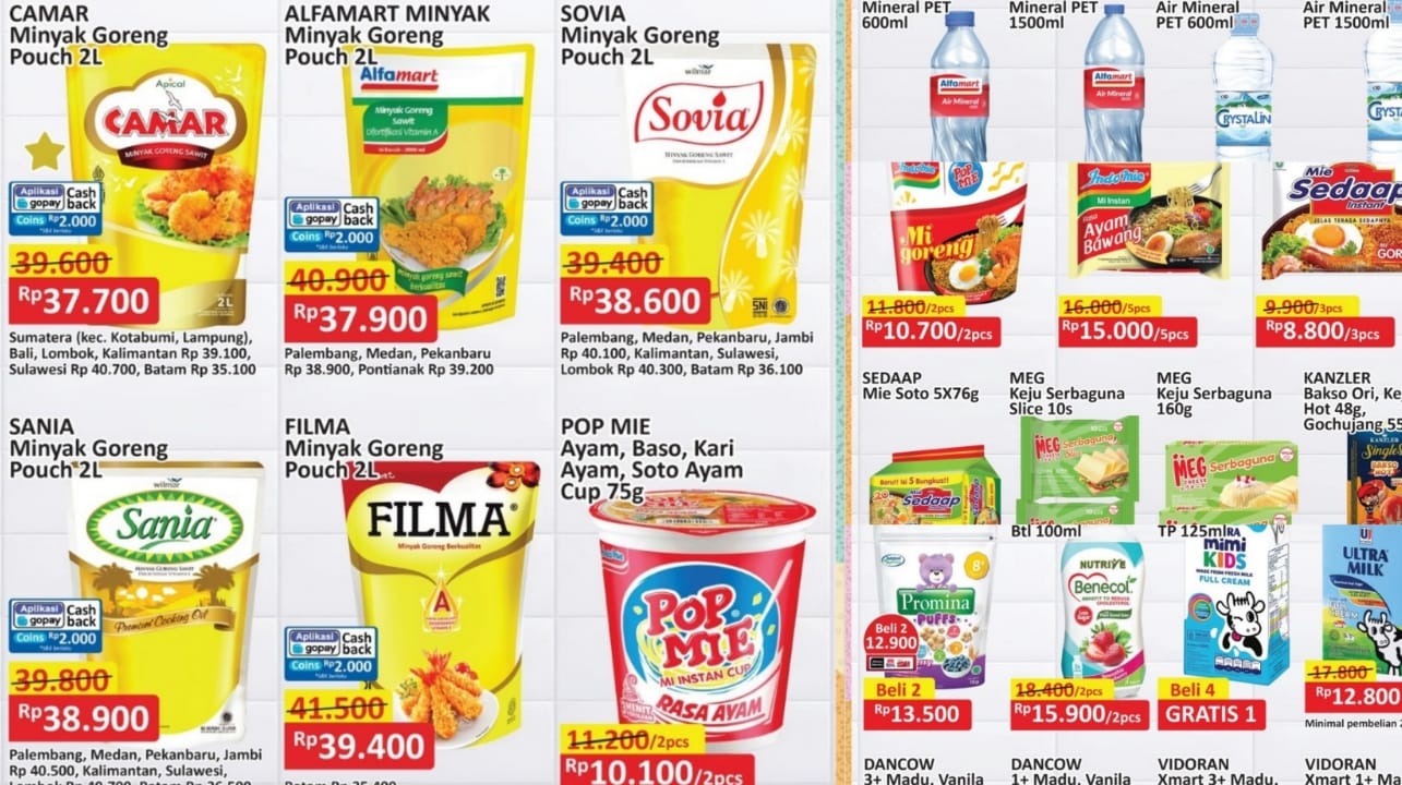 Jangan Lewatkan Promo JSM Alfamart, Ada Minyak Goreng Hingga Susu Anak, Hanya 3 Hari!
