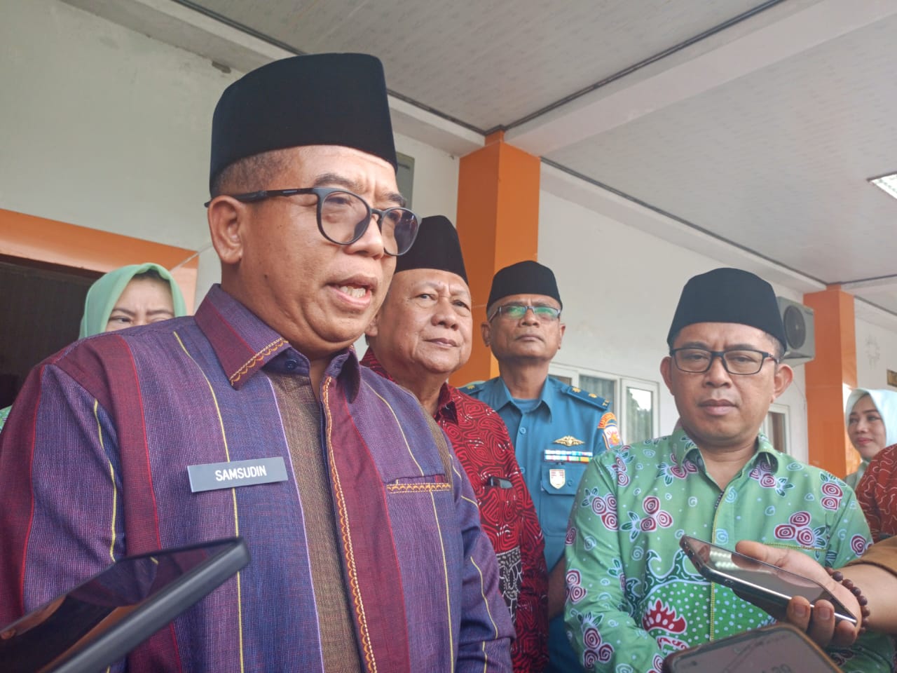 Sambut Kedatangan Jemaah Haji, Samsudin: Semoga Dapat Menjadi Tauladan