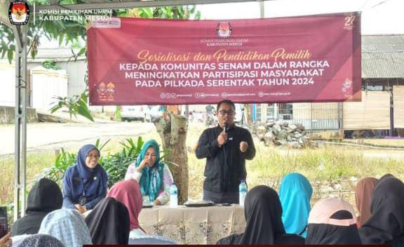 KPU Mesuji Lampung Optimalkan Sosialisasi untuk Dongkrak Partisipasi Pemilih