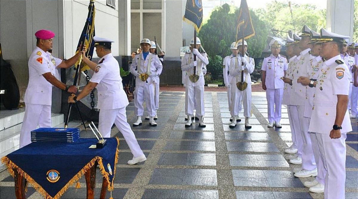 Letkol Laut Krido Satriyo Resmi Jabat Komandan Lanal Lampung