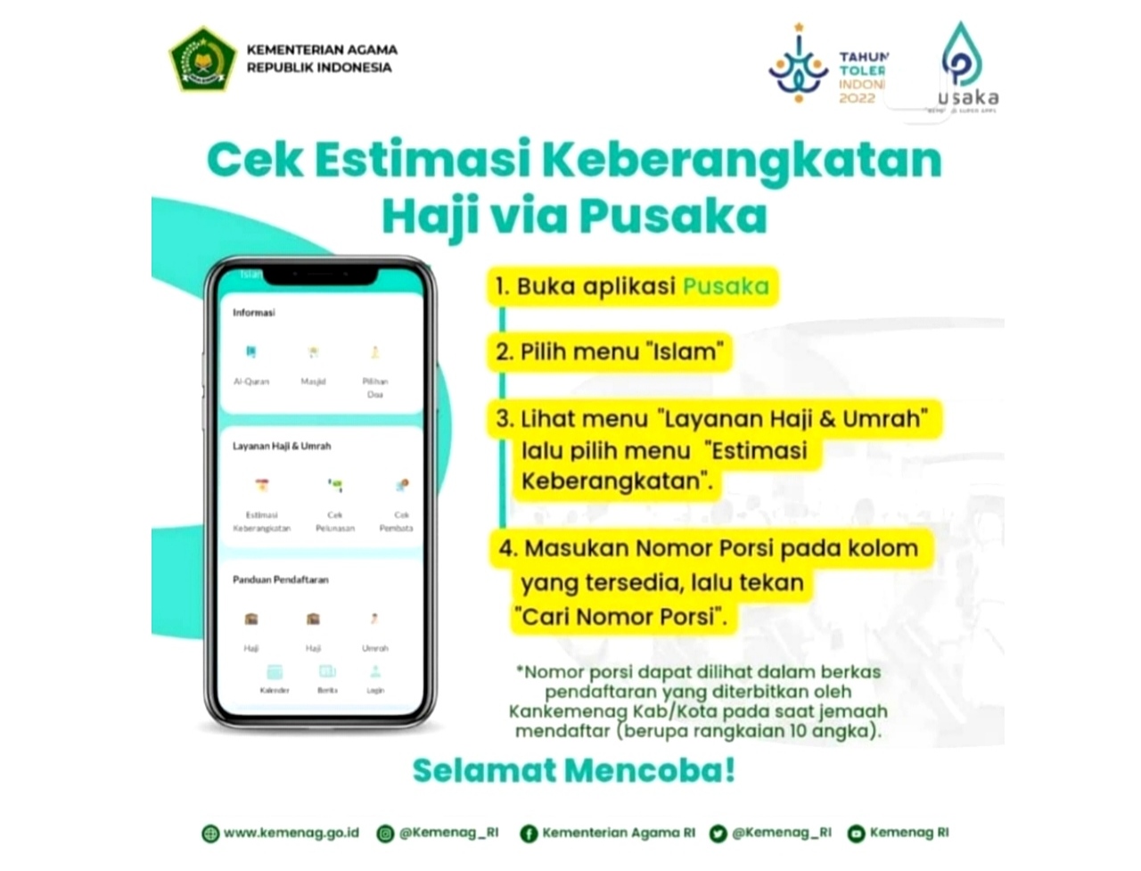 Begini Cara Cek Estimasi Keberangkatan Haji, Bisa lewat HP