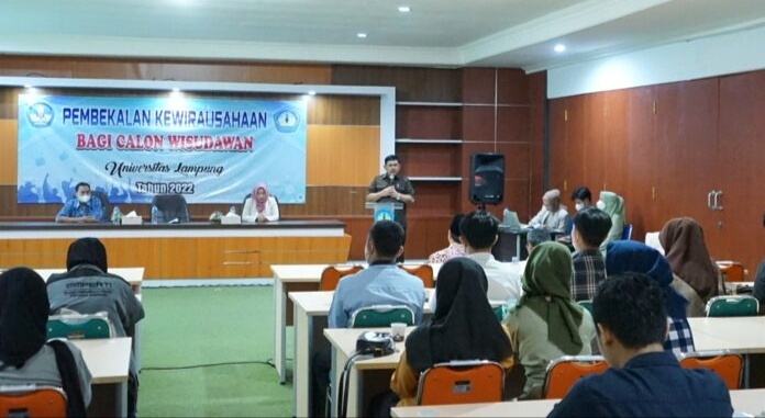 BAK Unila Bekali Calon Wisudawan Dengan Ilmu Kewirausahaan