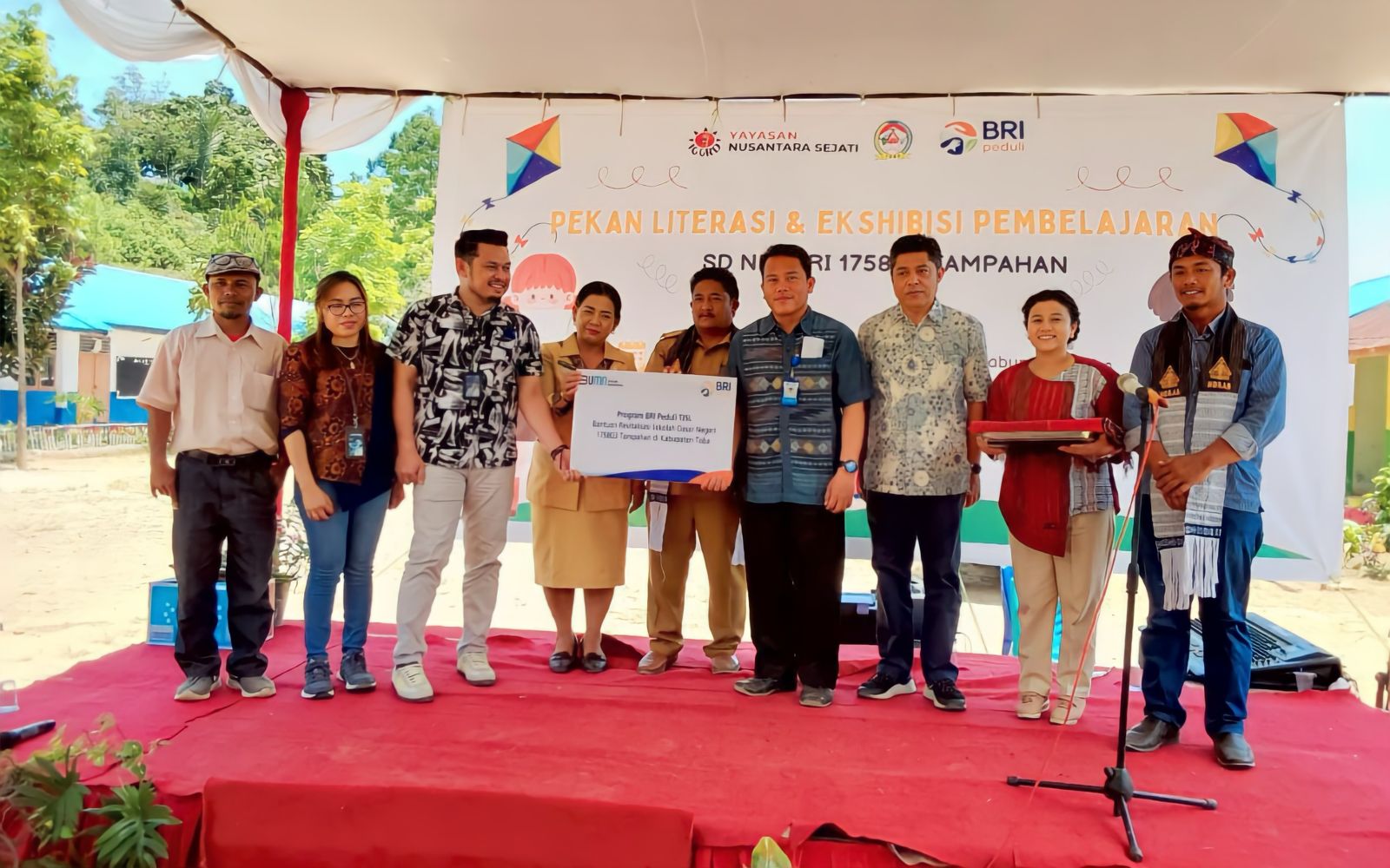 YNS dan BRI Revitalisasi SD di Tampahan