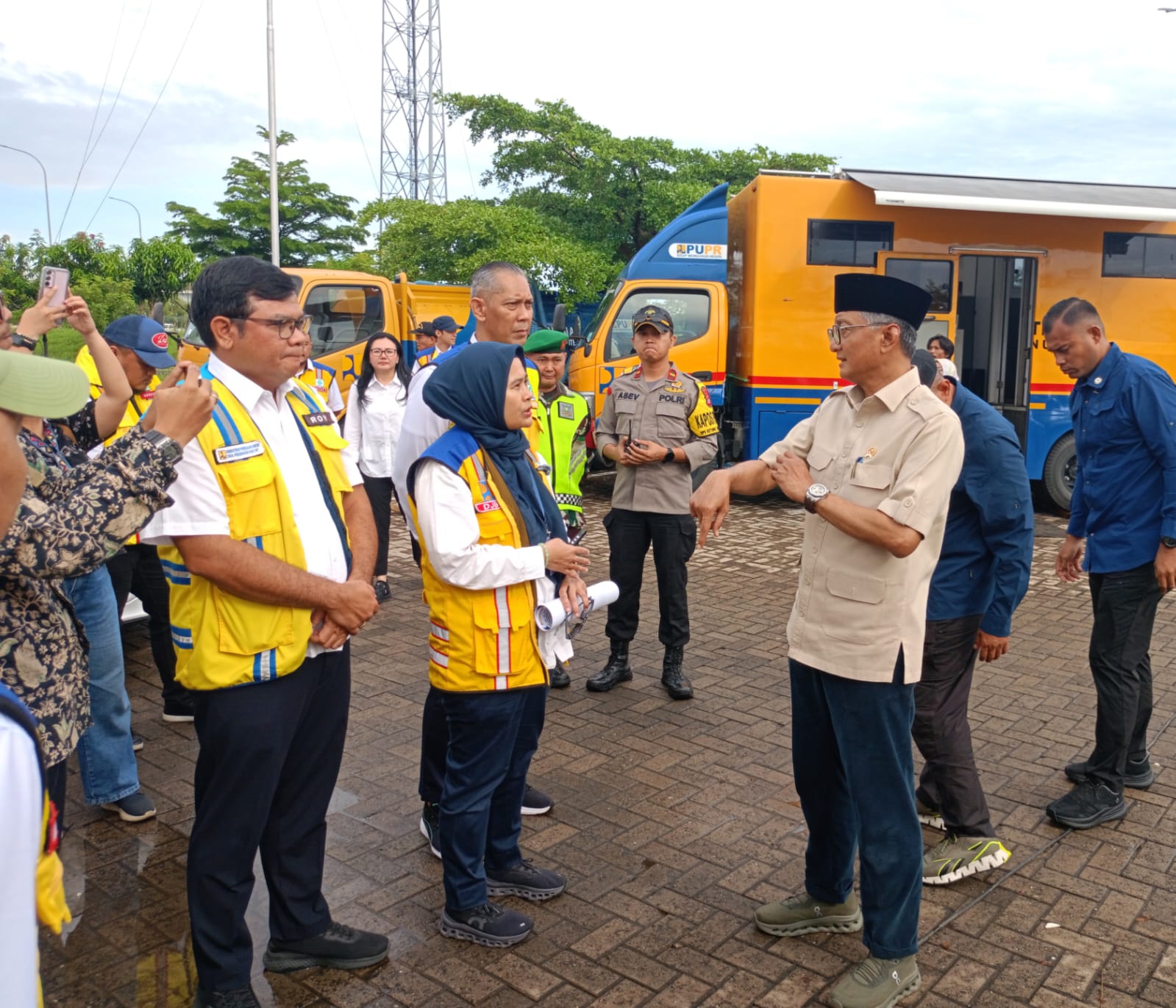 Menteri PU Dody Hanggodo Pastikan Kesiapan Arus Balik Lebaran 2025 di Lampung