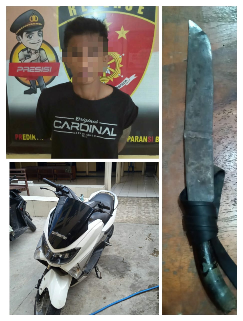 Maling dengan Cara Mendongkel Jendela Diamankan Polisi