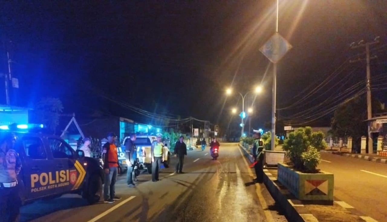 Polsek Kota Agung Gelar Patroli Razia Balap Liar, Enam Motor Diamankan
