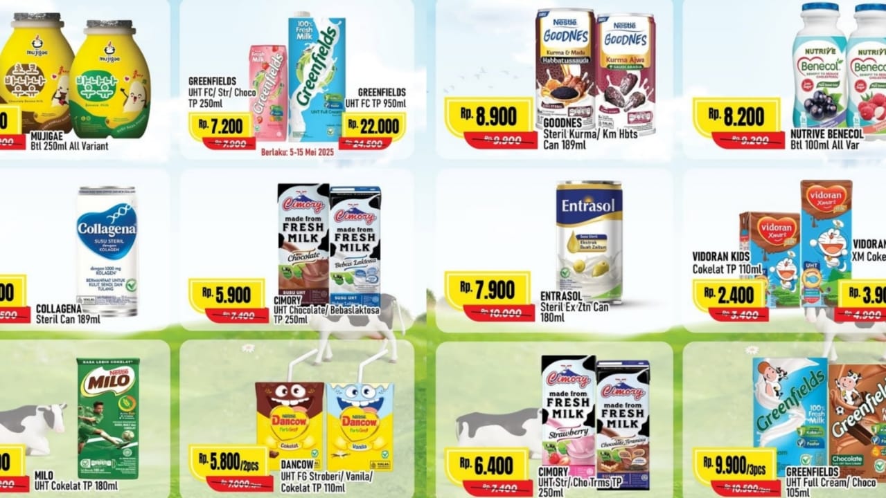 Promo Sarapan Sehat Dengan Produk Susu Berkualitas dari Alfamart, Dapatkan Diskon Hingga 20 Persen! Cek